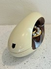 Genie Telephone - Mid-century Push Button Phone - Brown   Almond - Atc Untested