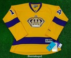 Reebok Women s Williams La Kings Premier Alternate Jersey  Gold  Size L