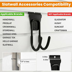 22pack Slatwall Hooks Compatible With Proslat  Storewall  Handiwall