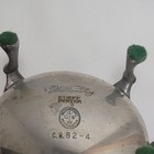 Vintage Williamsburg Stieff Pewter Sugar Bowl Cw 82-4 Footed Double Handle