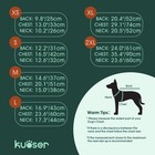 Kuoser Thick Dog Coat windproof Dog Jacket For Medium Dogs  Warm Doggie Winter C