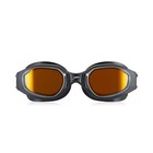 Speedo Unisex-adult Swim Goggles Hydro Comfort One Size  Mirrored Black amber