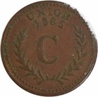 1863 Civil War Token Store Card Charnley Ri-700-c Ef Uncertified  602