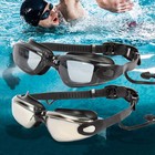 Mirror Swimming Goggles Uv Protection Anti-fog Swim Glasses For Adult Men Women