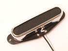 Custom Telecaster Neck Pickup - Chrome   Black Foil    Ezpz Parts