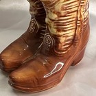 Vintage 1950 s Mccoy Western Cowboy Boots Table Lamp Child Original Shade