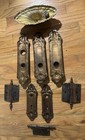 Antique Yale   Towne Y t Backplates Canopy Hinges Architectural Hardware Lot Vtg