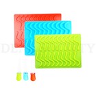 Premium Silicone Chocolate Candy Gummy Worm Mold - 2 Pack - Choose Your Color 