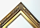 Picture Frame 8x10 Vintage Chic Antique Victorian Old Gold Ornate  No Glass  B6g