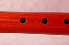 Exotic Blood Wood Native American Flute W purple Heart Totem  F  Second Sale 