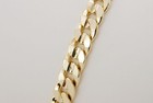 Men s Women s 14k Gold Plated 4-10mm   20 -30  Concave Cuban Link Chain Necklace