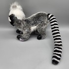 Ringtail Lemur Plush The John Henry Co Jointed Stuffed Animal Toy Gray Vintage