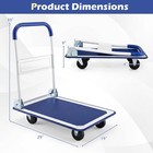 Ironmax 330lbs High Quality Folding Moving Warehouse Truck  Cart Dolly Platform