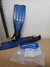 Cressi Pro Light Open Heel Scuba Dive Fins  Small medium  black blue   bg172040