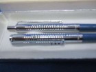 Vintage Papermate Double Heart Pen   Pencil Set  Stainless In Box