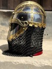 Medieval Viking Helmet Armor Vendel Steel Knight Warrior Sca Larp Fully Wearable