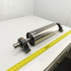 6  Od X 16-3 4  Flat Face Width Conveyor Tail Pulley Roller W  Pillow Blocks