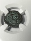 Judaea Herod Archelaus Ae Prutah  4 Bc-6 Ad  Ngc Vg - Anchor   Cornucopia