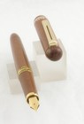 Pilot Woody Wood-look   Gold Fountain Pen - Fine Nib - 1970 s - New-old-stock