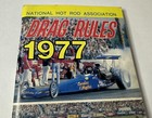 Vintage 1977 Nhra National Hot Rod Association Drag Racing Rules Book