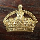 English Phone Booth Emblem Gold Or Red Royal Crown Box Set Of Four