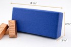 1 Lb Copper Ingot Storage Box     Holds 10 Trapezoid Ingots  blue 