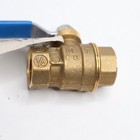 Everbilt 1 2 In  Brass Fpt Full Port Threaded Ball Valve
