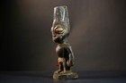 African Yoruba Figure Wooden Sculpture Nigeria Tribal Art Handmade Statue-g4731
