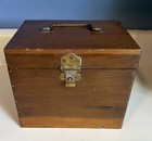 Antique Universal Microphone 1930   s Bb Model Wooden Mount W microphone ear Piece