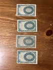 Lot Of 4 10 Cent Fifth Issue Fractional Currency