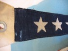 Original Wwii Us Navy No  6 Commissioning Pennant Flag W  7 Painted Stars  Nice 