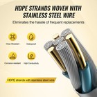 656ft 200m Electric Fence Wire Fencing Polywire Horse Cattle Livestock