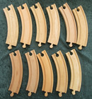 Asst Lot 36 Pc Wooden Train Track-compatible W brio  Imaginarium  Learning Curve