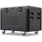 Large Ata Road Case W  Wheel Stackable Flight Case Waterproof Cable Trunk For Dj