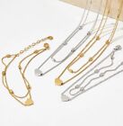 Anklet Heart Ankle Bracelet Foot Chain Stainless Steel Women Anklet