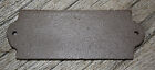 1 Cast Iron Bullshit Corner Door Plaque Garden Sign Ranch Wall Decor Man Cave
