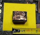 Antique Vtg Moving Truck Movers Letterpress Print Type Ornament Cut Stamp Block