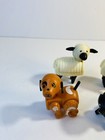 Fisher Price 1960 -70s Animal Lot Of 4 Lambs Pig Dog 