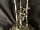 Antique Reed   Barton Silverplate Cherub Candle Holder Small Pedestal 3310 Vtg