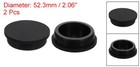 2pcs Black Plug Holes Rubber Button Plug For 52mm 2 05  Hole