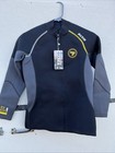 Top Wet Suit  Zeto  Size S  Black -grey 90  Neoprene  1 5 Mm  New With Tag 