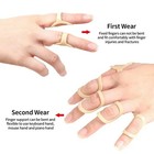 5pcs Oval Finger Splints Trigger Finger Kit For Size 2 3 4 5 6 7 8 9 10 11 12 Us