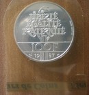 France 100 Francs 1987 Unc Fdc Silver Coin La Fayette General Free Ship World