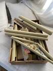 Lot Antique   Vintage French Wallpaper For Crafting Design Inspiration Etc