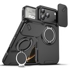 Rugged Magnetic For Iphone 17 Pro Max 16 15 14 13 12 11 With Ring Camera Cover