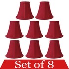 Set Of 8 Mini Bell Candelabra Lamp Shade For Chandelier 