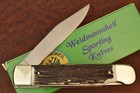 Weidmannsheil Solingen Germany Stag Premium Jumbo Lockback Knife Nice  23190 
