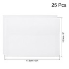 25 Packs Envelopes Vintage Aged Paper Khaki Envelopes Paper-6 9x5inch