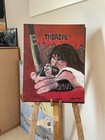 Thorgal The Barbar  an Cover Original Oil Painting Vintage Retro C  mic Art