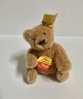 Vintage Steiff Mohair Mini Bear Stuffed Bendy 0201 11 Button All Tags